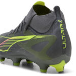 Puma Womens Ultra 5 Firm Ground Football Boots – Silver/Yellow – view 5