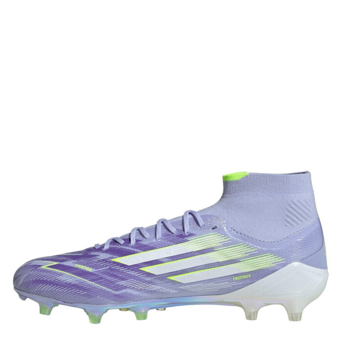 adidas Womens F50 Sparkfusion Firm Ground Football Boots – Purple/Lemon – view 2
