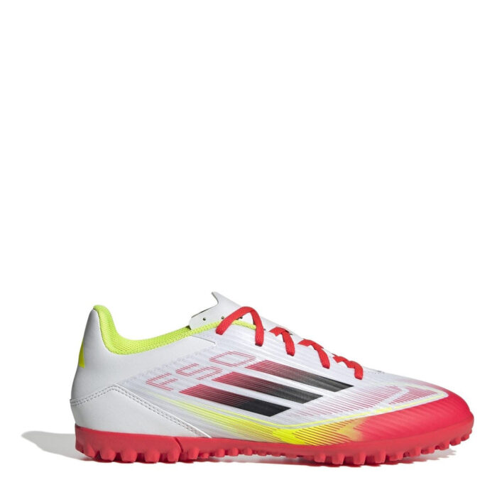 adidas F50 Turf Football Boots – White/Red – view 7