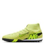 Nike Mercurial Superfly 10 Turf Football Boots – Volt/Crimson – view 8