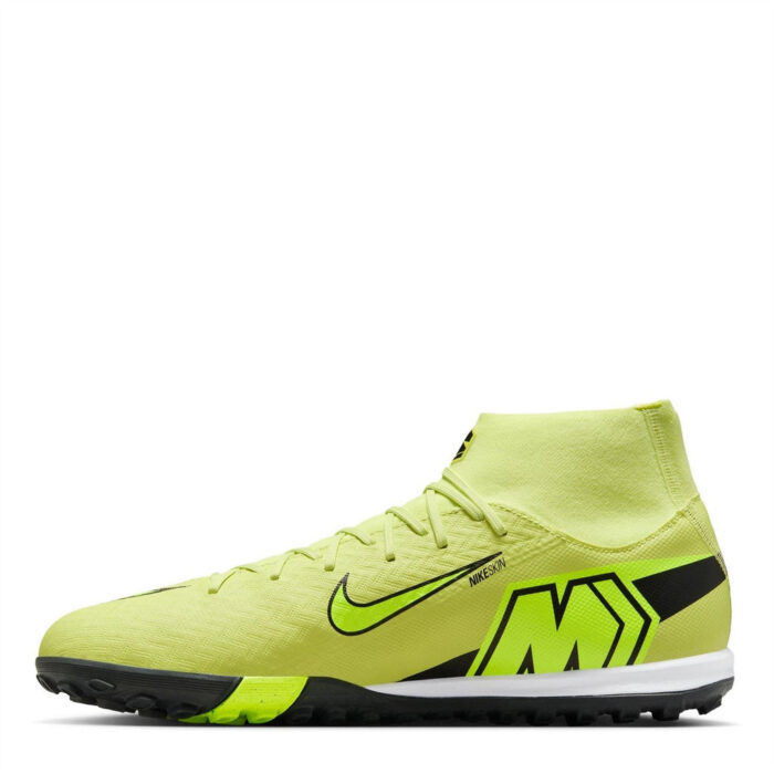 Nike Mercurial Superfly 10 Turf Football Boots – Volt/Crimson – view 8