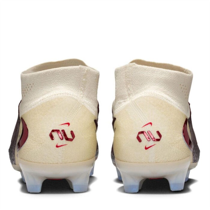 Nike Phantom 6 Low Firm Ground Football Boots – Burgundy-Print – view 5