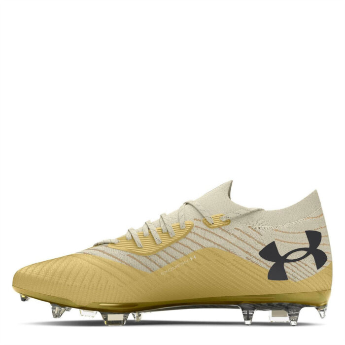Under Armour Shadow Junior Firm Ground Football Boots – White – view 2