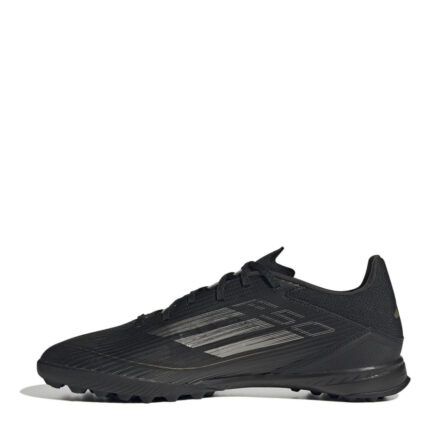 adidas F50 Turf Football Boots – Black/Silver – view 2