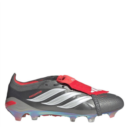 adidas Predator Firm Ground Football Boots – Grey/Red