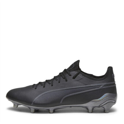 Puma King Firm Ground Football Boots – Black/Asphalt – view 2