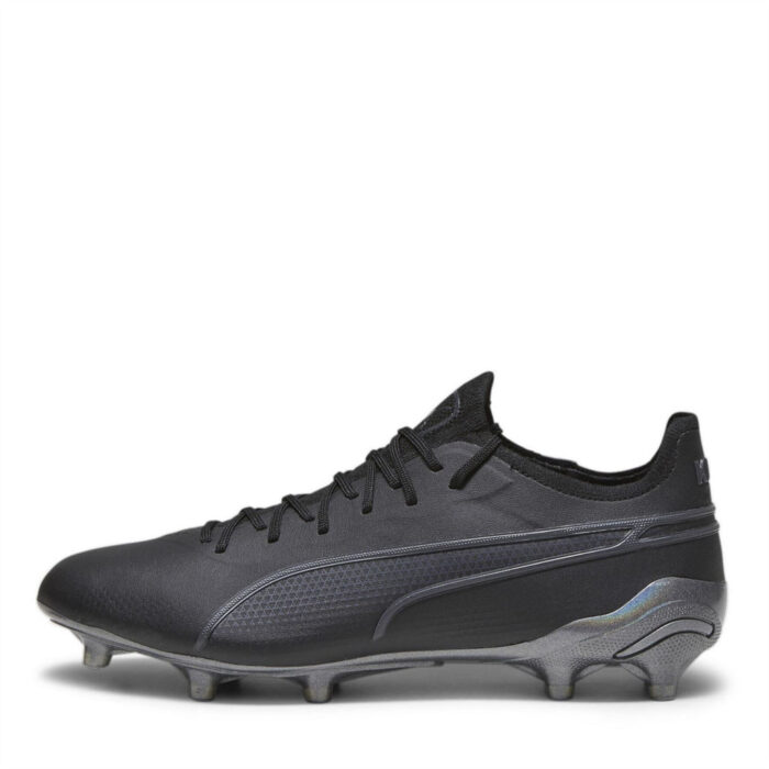 Puma King Firm Ground Football Boots – Black/Asphalt - Image 2