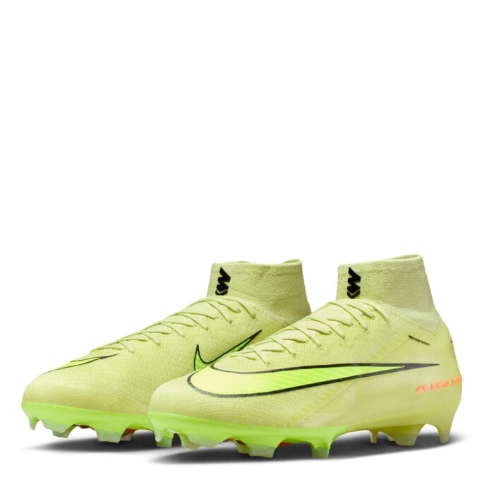 Nike Mercurial Superfly 10 Firm Ground Football Boots – Volt/Crimson – view 4