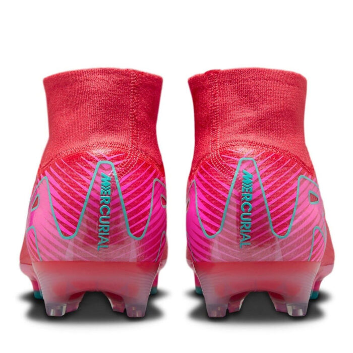 Nike Mercurial Superfly 10 Artificial Ground Football Boots – Red/Green – view 5