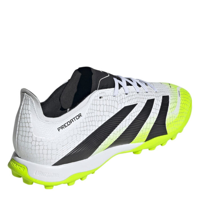 adidas Predator Turf Football Boots – White/Blk/Lemon – view 4