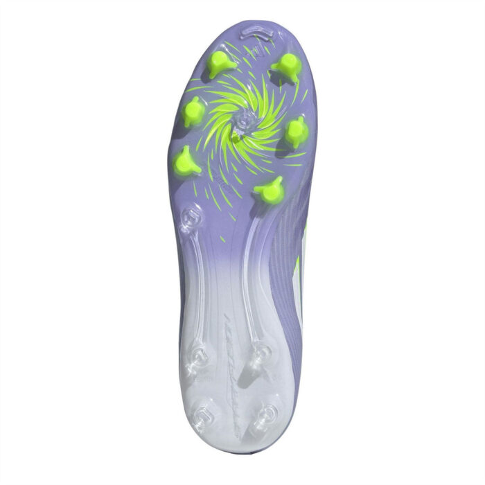 adidas Womens F50 Sparkfusion Firm Ground Football Boots – Purple/Lemon – view 6