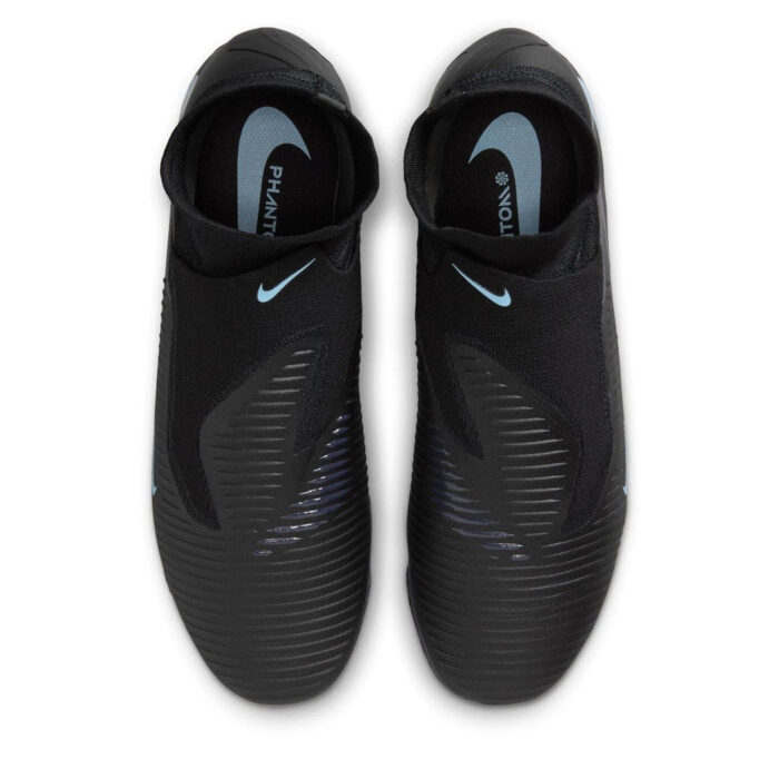 Nike Phantom High 6 Firm Ground Football Boots – Black/Black – view 6
