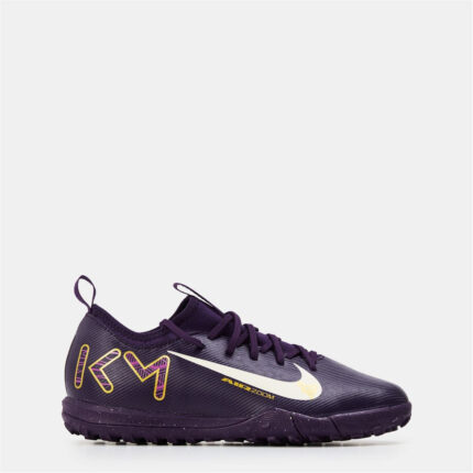 Nike Zoom Mercurial Vapor 16 Junior Turf Football Boots – Purple/Ivory