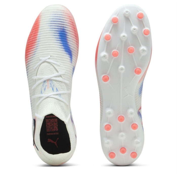 Puma Future 8 Multi-Ground Football Boots – Puma White-Pu - Image 3