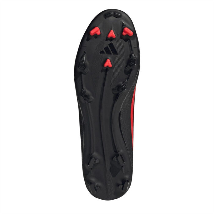adidas F50 Firm Ground Football Boots – Black/Red - Image 6