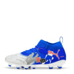 Puma Future 8 Junior Firm Ground Football Boots – White/Blue – view 8