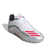adidas F50 Messi Junior Turf Football Boots – White/Red – view 3