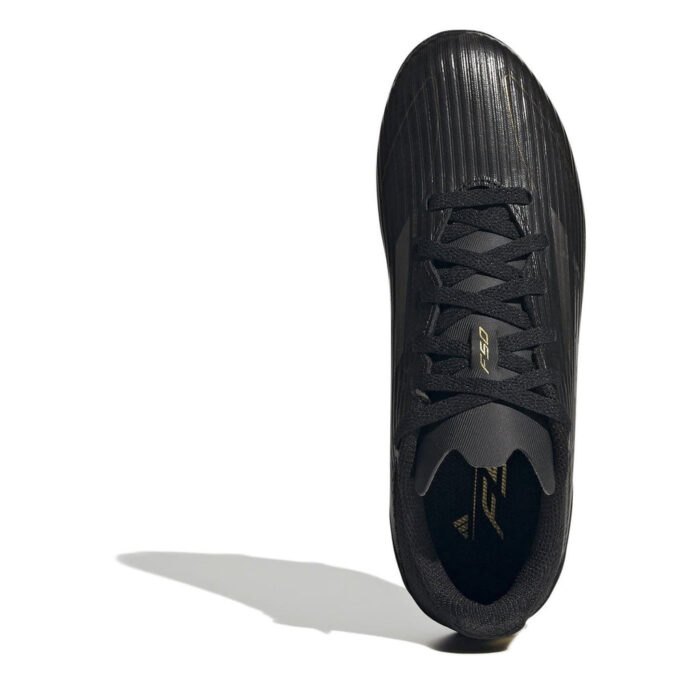 adidas F50 Junior Firm Ground Football Boots – Black/Silver – view 5