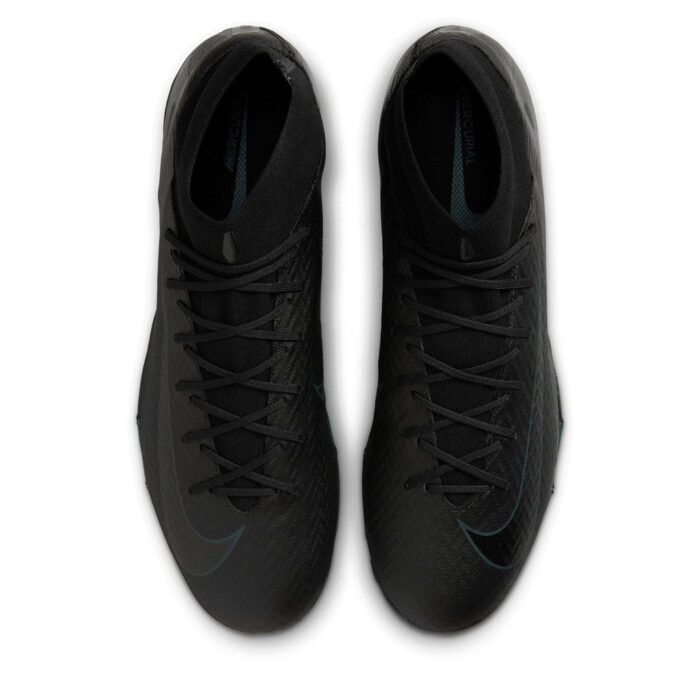 Nike Mercurial Superfly 10 Turf Football Boots – Black/Green – view 6
