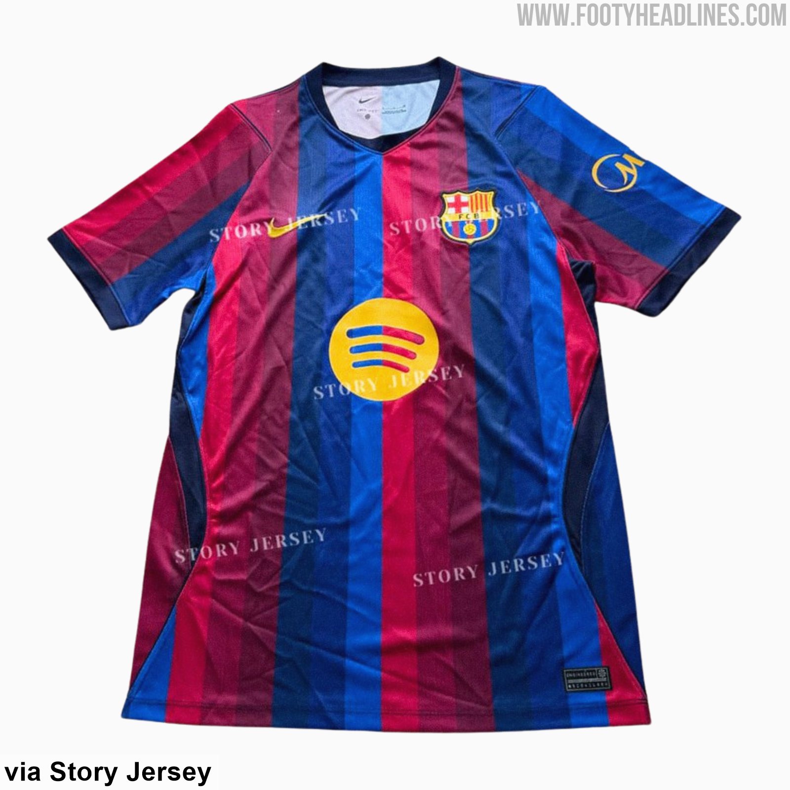 Barcelona 2026-27 home kit leaked image