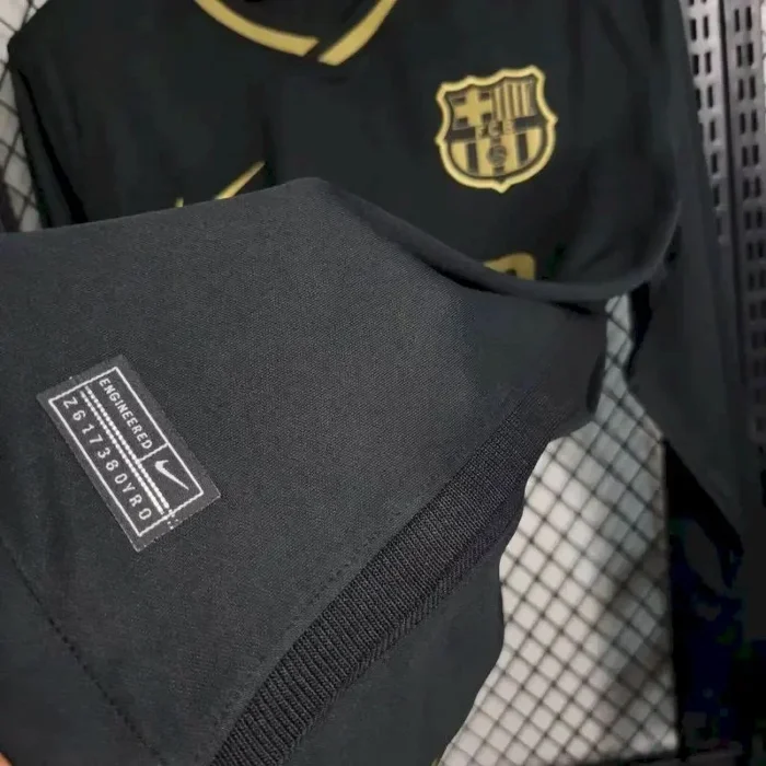Barcelona 2020/21 Away Long Sleeves Retro Jersey