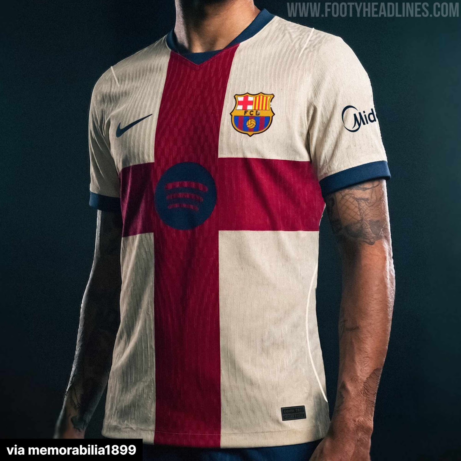Barcelona 26-27 fourth kit leaked image