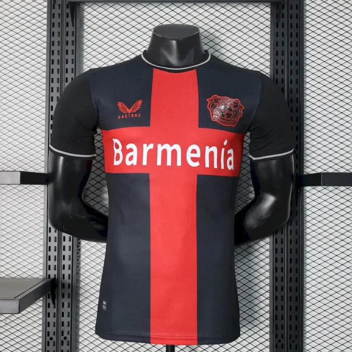 Bayer 04 Leverkusen 2024/25 Home Jersey Castore Player Version