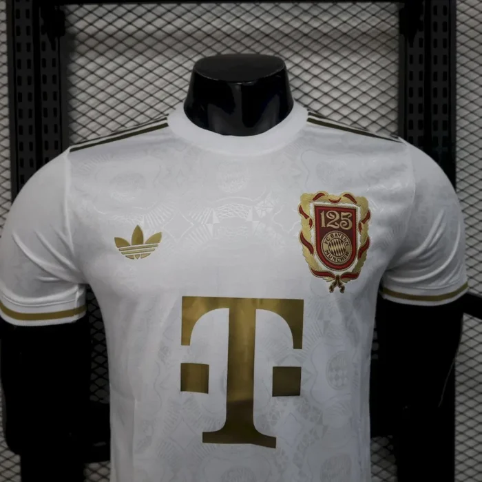 Bayern Munich 2024/25 125 Anniversary White Jersey Player Version