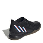 adidas Predator Edge .3 Unisex Indoor Football Boots – Black/White – view 4