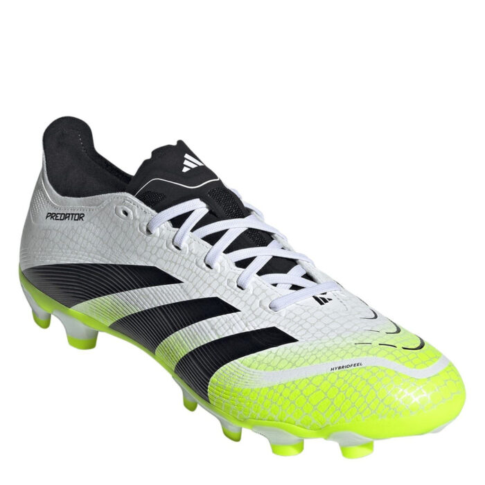 adidas Predator Multi-Ground Football Boots – White/Blk/Lemon – view 2