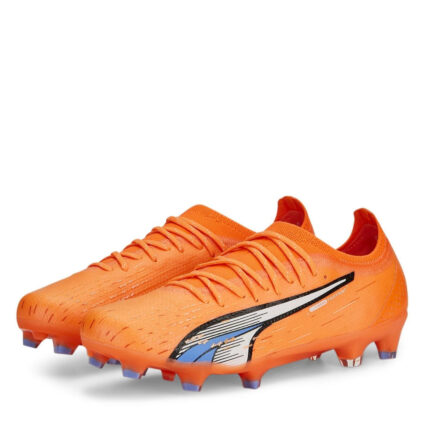Puma Womens Ultra.1 Firm Ground Football Boots – Orange/Blue