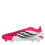 adidas Predator Firm Ground Football Boots – Pink/Blk/White – view 2