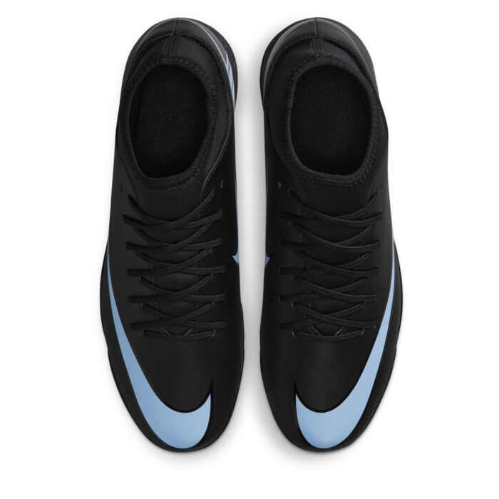 Nike Mercurial Superfly 10 Turf Football Boots – Black/Blue – view 6