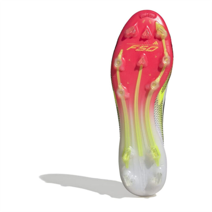 adidas F50 Firm Ground Football Boots – White/Red – view 6