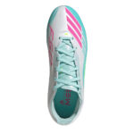 adidas F50 Junior Firm Ground Football Boots – Wht/Pink/Blue – view 5