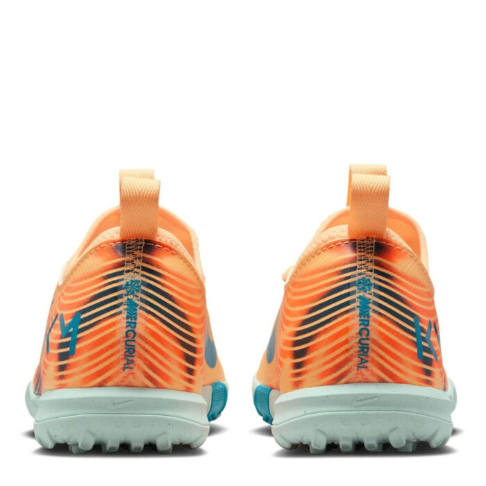 Nike Zoom Mercurial Vapor 16 Junior Turf Football Boots – Orange/Melon – view 5