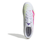 adidas Predator Firm Ground Football Boots – White/Pink – view 5