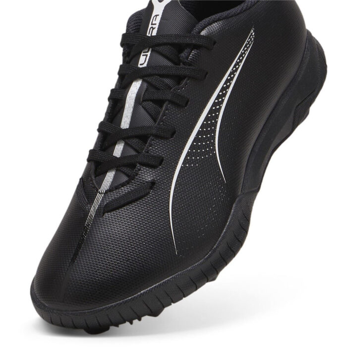Puma Ultra Junior Turf Football Boots – Black/White – view 6
