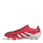 adidas Predator Firm Ground Football Boots – Red/White – view 2