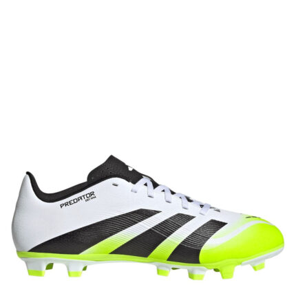 adidas Predator Firm Ground Football Boots – White/Blk/Lemon