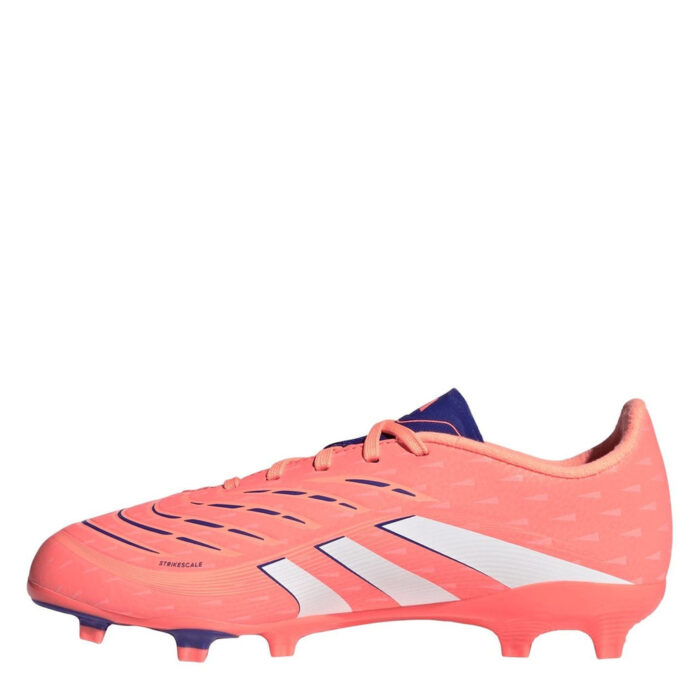 adidas Predator Junior Firm Ground Football Boots – Orange/White – view 2