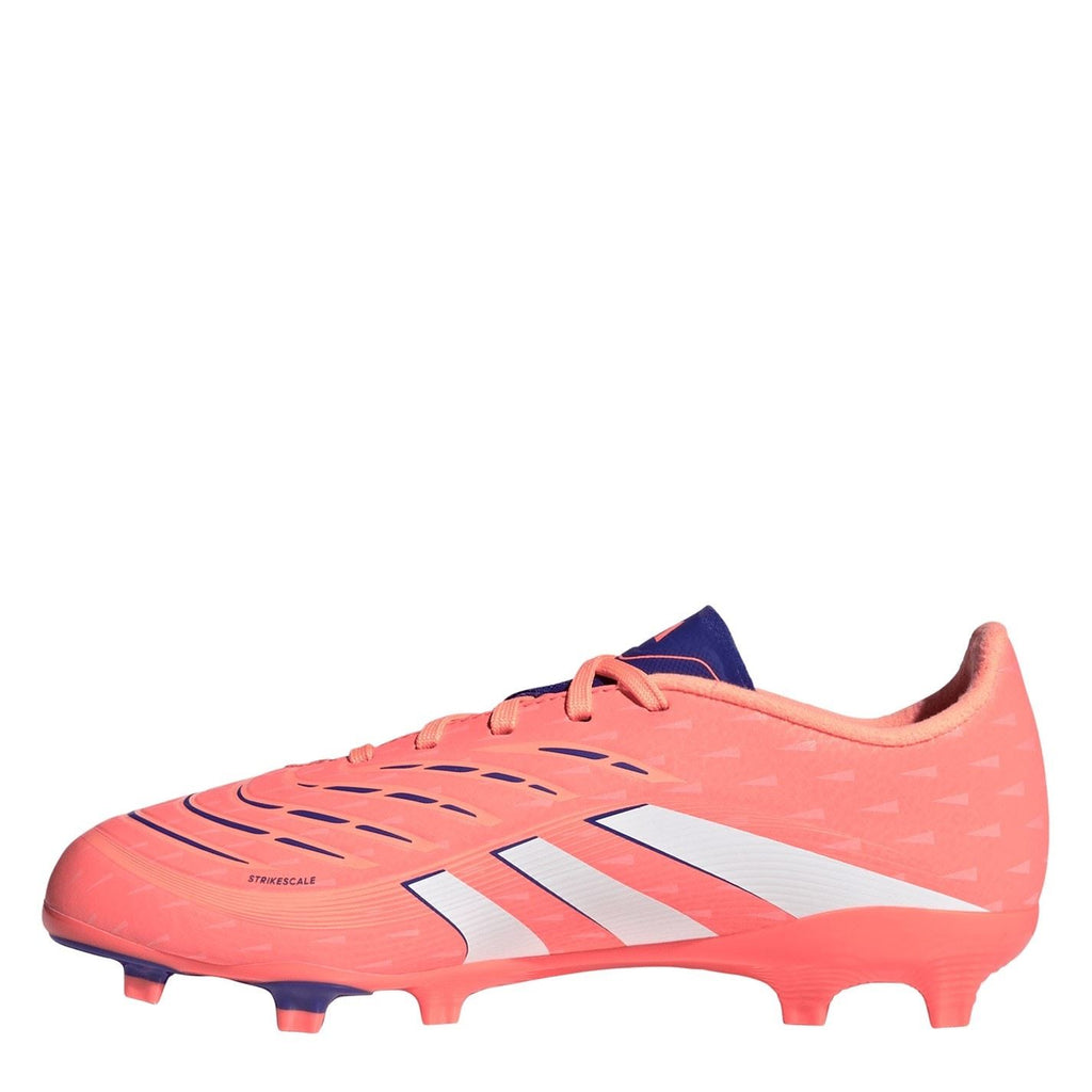 adidas Predator Junior Firm Ground Football Boots – Orange/White – view 2