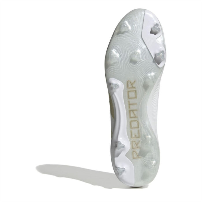 adidas Predator 24 Firm Ground Football Boots – White/Gold Met – view 6
