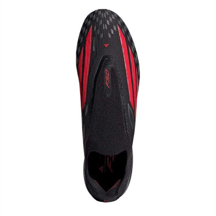 adidas F50 Firm Ground Football Boots – Black/Red - Image 5