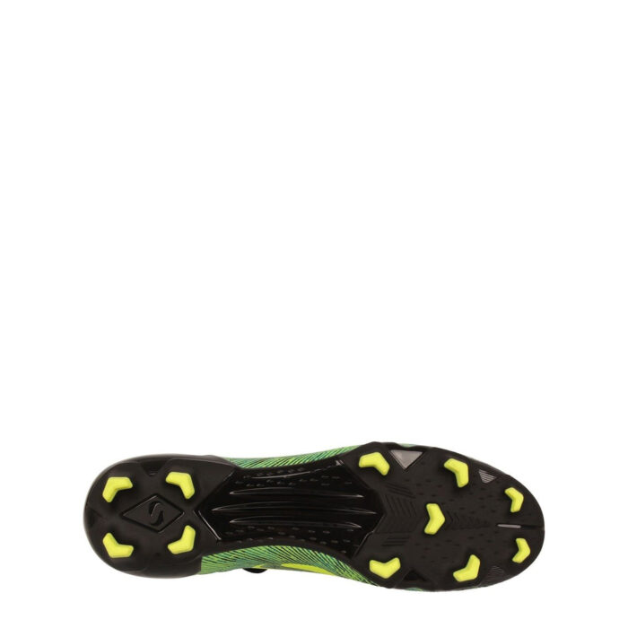 Sondico Blaze Junior Firm Ground Football Boots – Black/Green – view 3