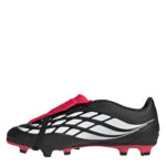 adidas Predator Fold Over Tongue Firm Ground Football Boots – Black/Red – view 2