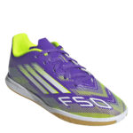 adidas F50 Messi Junior Indoor Football Boots – Purple/White – view 3