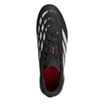 adidas Predator Firm Ground Football Boots – Black/Red – view 5