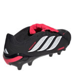 adidas Predator Fold Over Tongue Turf Football Boots – Black/White/Red – view 4