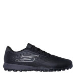 Skechers Razor Gold Turf Football Boots – Black/Silver – view 7